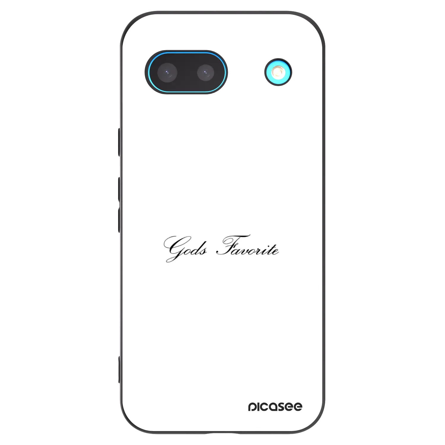 Picasee silikónový čierny obal pre Google Pixel 8a - Gods Favorite