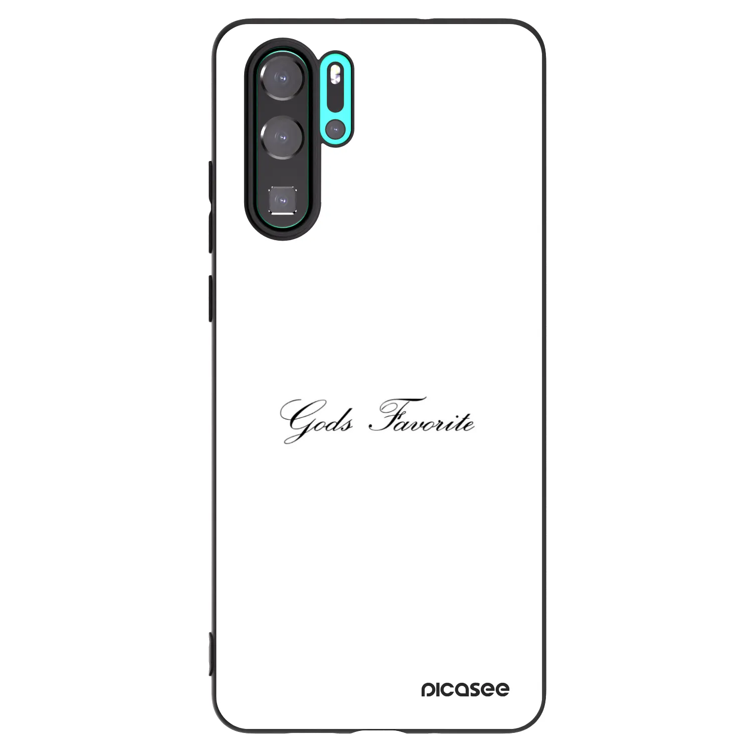 Picasee silikónový čierny obal pre Huawei P30 Pro - Gods Favorite
