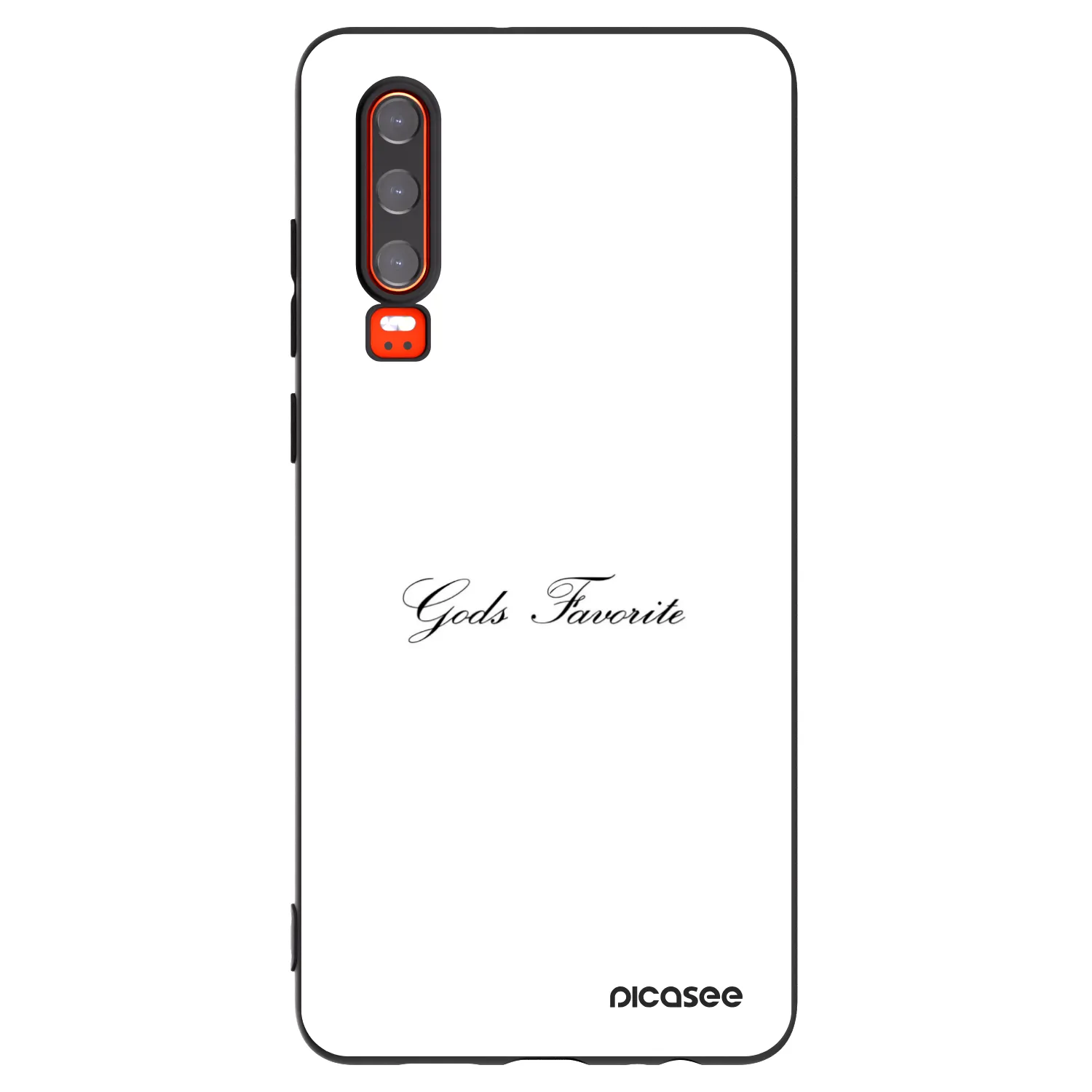 Picasee silikónový čierny obal pre Huawei P30 - Gods Favorite