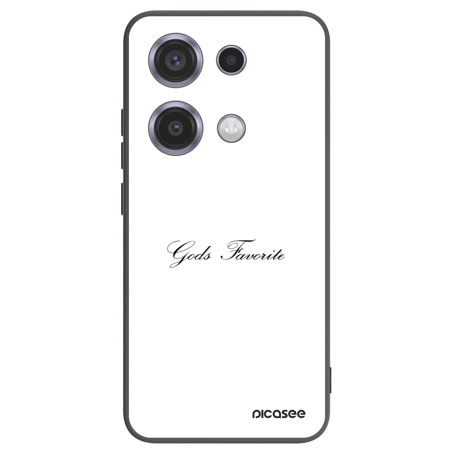 Picasee silikónový čierny obal pre Xiaomi Redmi Note 14S - Gods Favorite