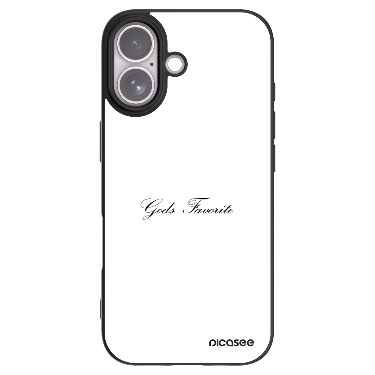 Picasee silikónový čierny obal pre Apple iPhone 17 - Gods Favorite