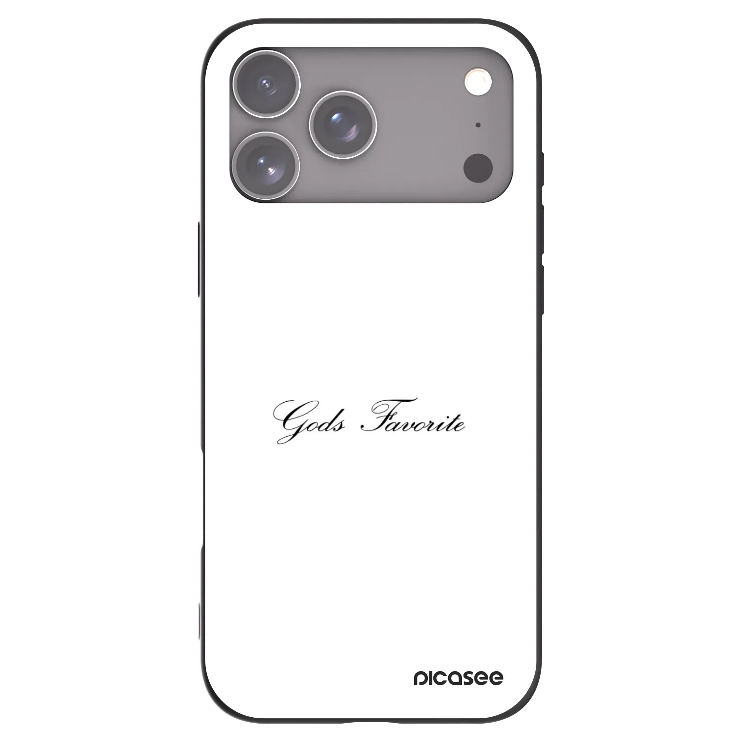 Picasee silikónový čierny obal pre Apple iPhone 17 Pro Max - Gods Favorite