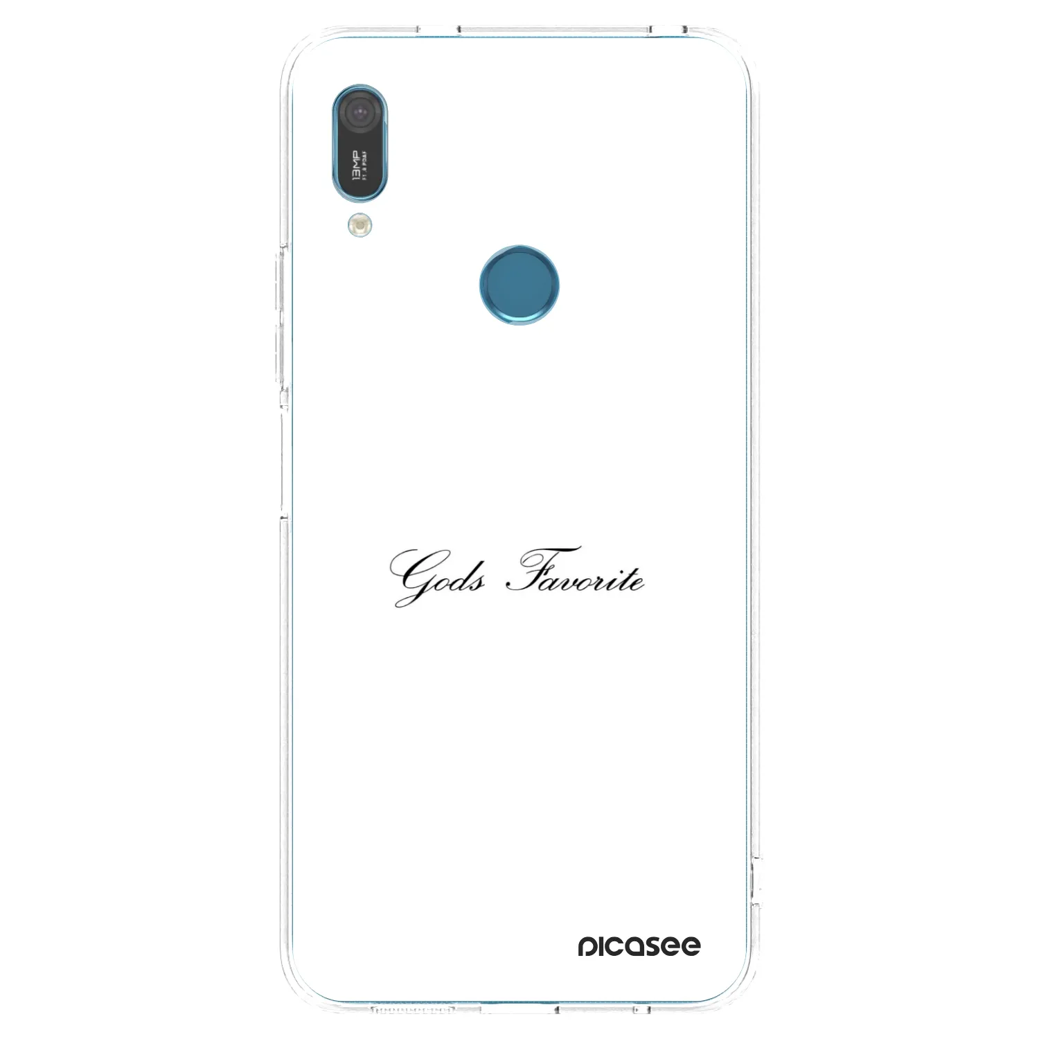 Picasee silikónový prehľadný obal pre Huawei Y6 2019 - Gods Favorite