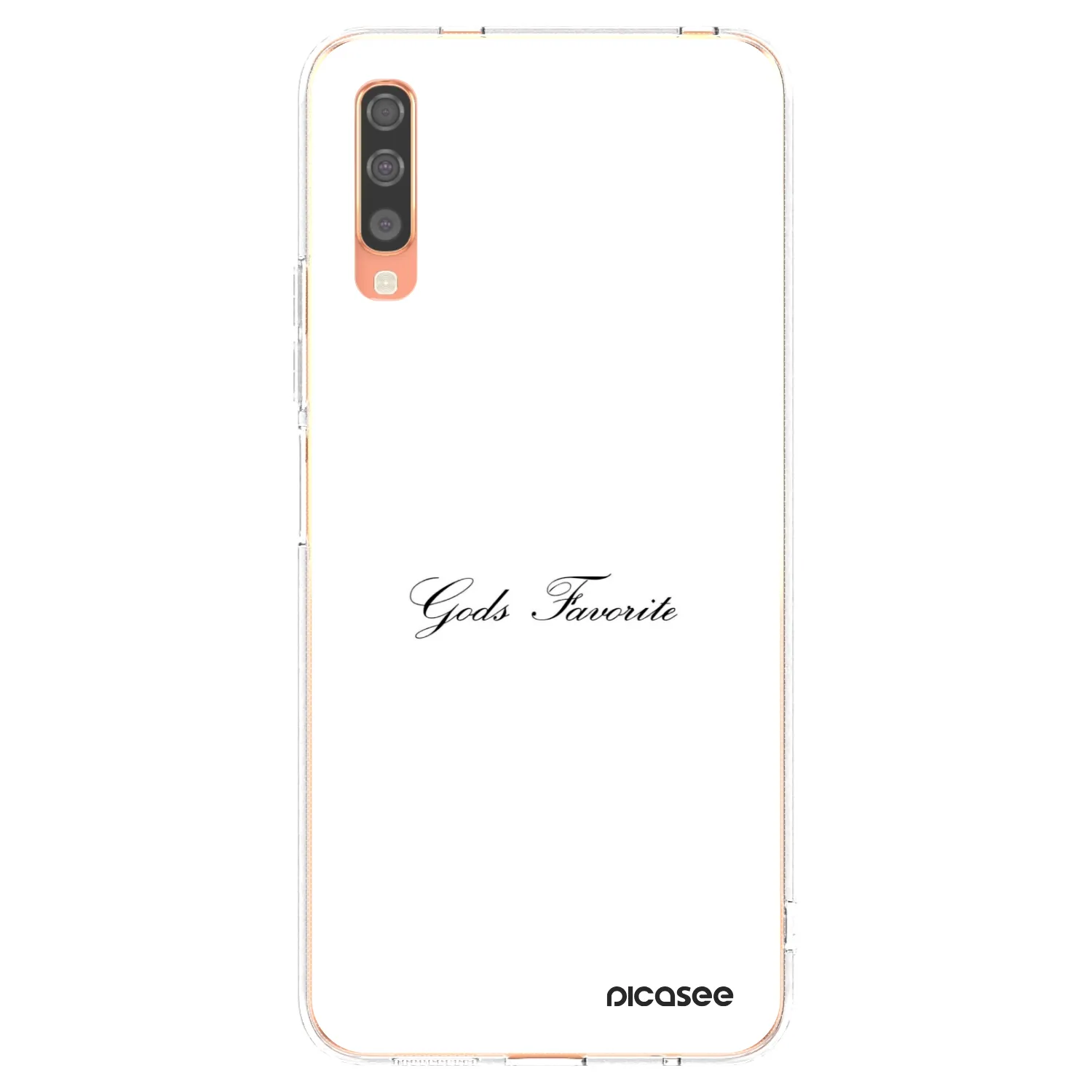 Picasee silikónový prehľadný obal pre Samsung Galaxy A70 A705F - Gods Favorite