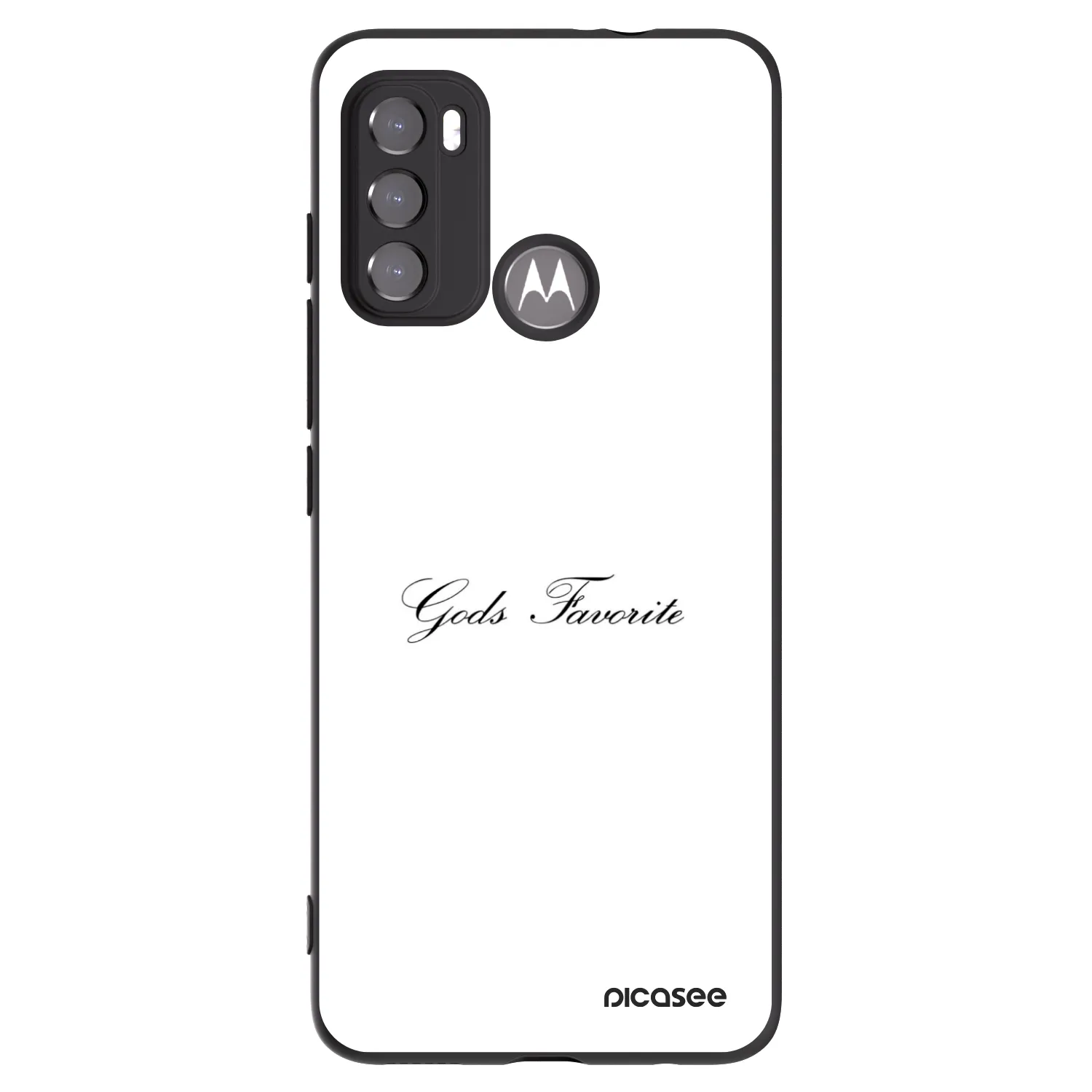 Silikónový čierny obal pre Motorola Edge 60 5G - Gods Favorite