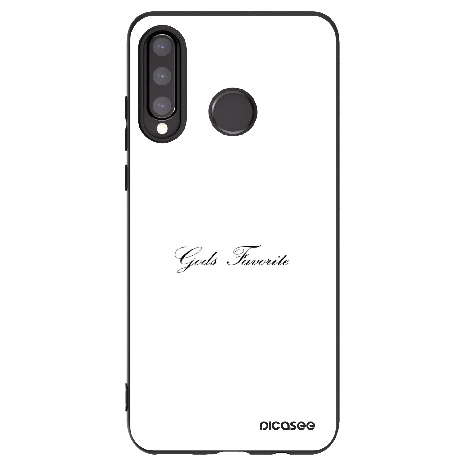 Picasee silikónový čierny obal pre Huawei P30 Lite - Gods Favorite