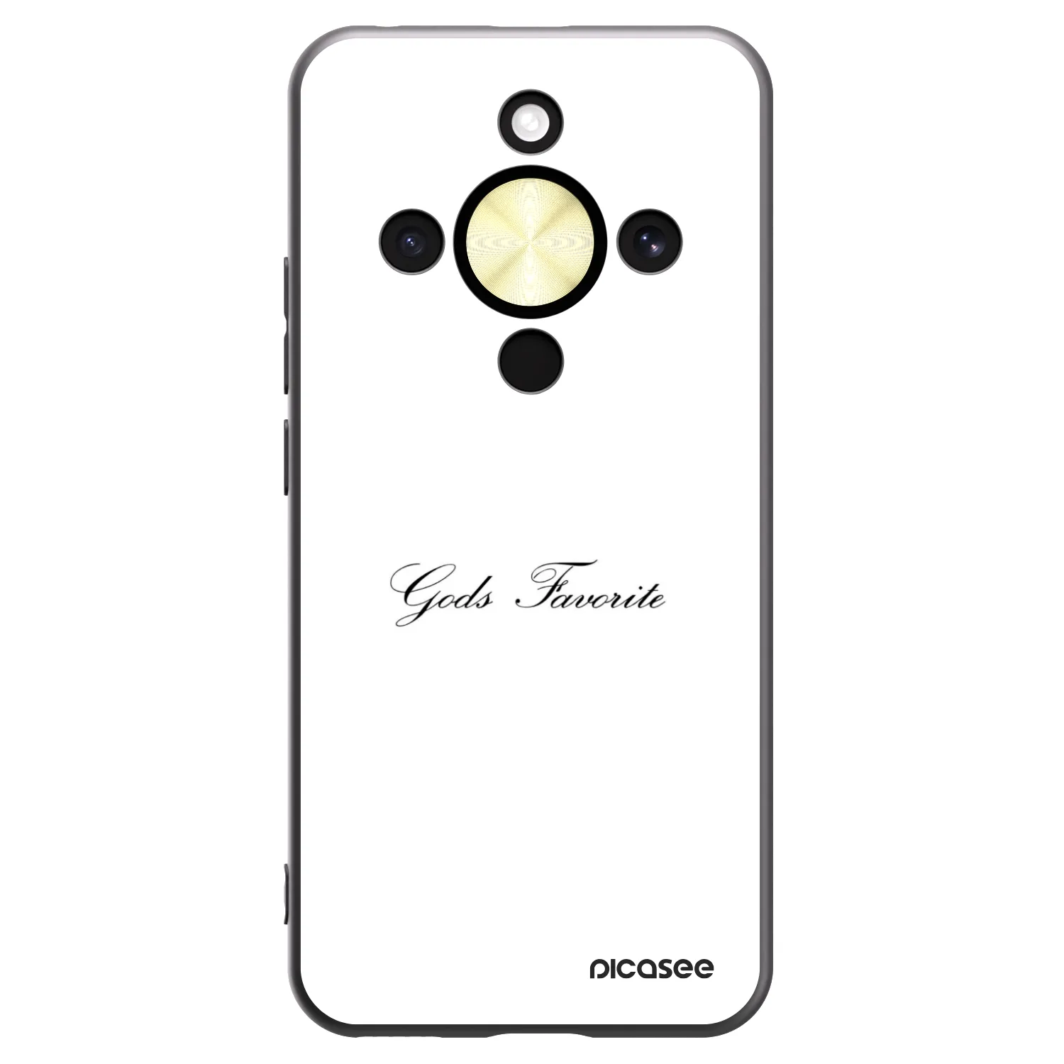 Picasee silikónový čierny obal pre Honor Magic8 Lite 5G - Gods Favorite