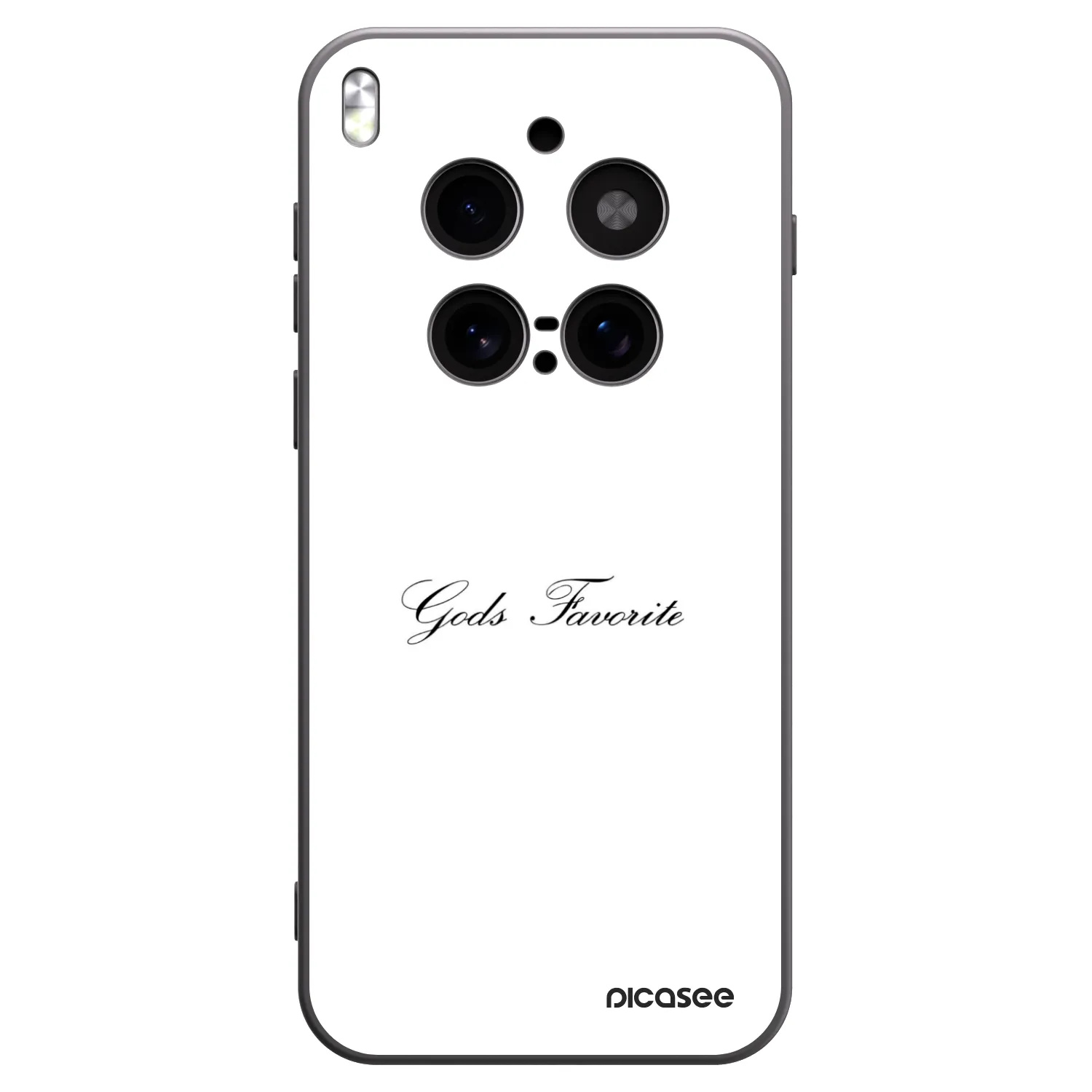 Picasee silikónový čierny obal pre Vivo X300 Pro - Gods Favorite