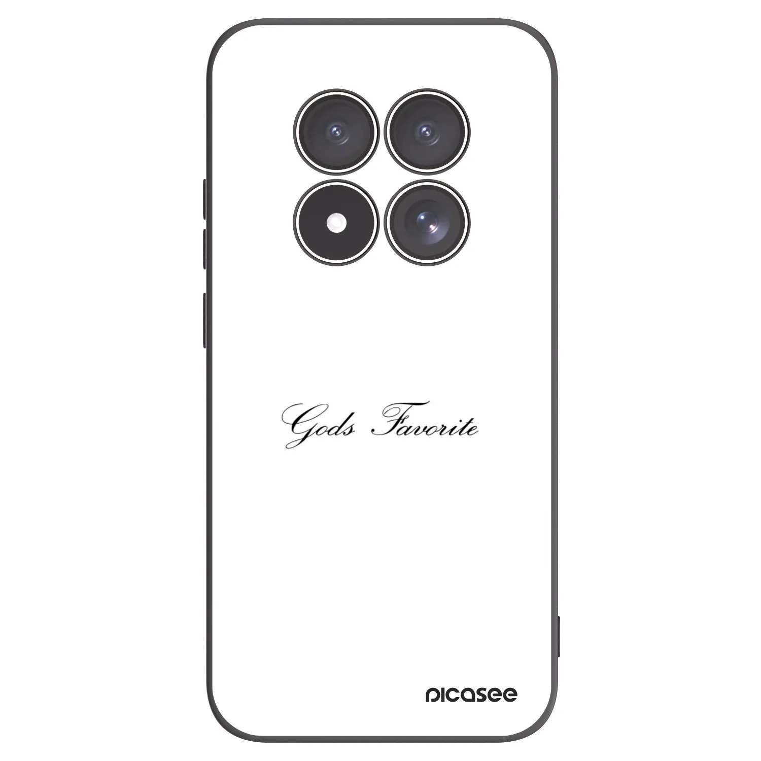 Picasee silikónový čierny obal pre Xiaomi Redmi Note 15 Pro 5G - Gods Favorite