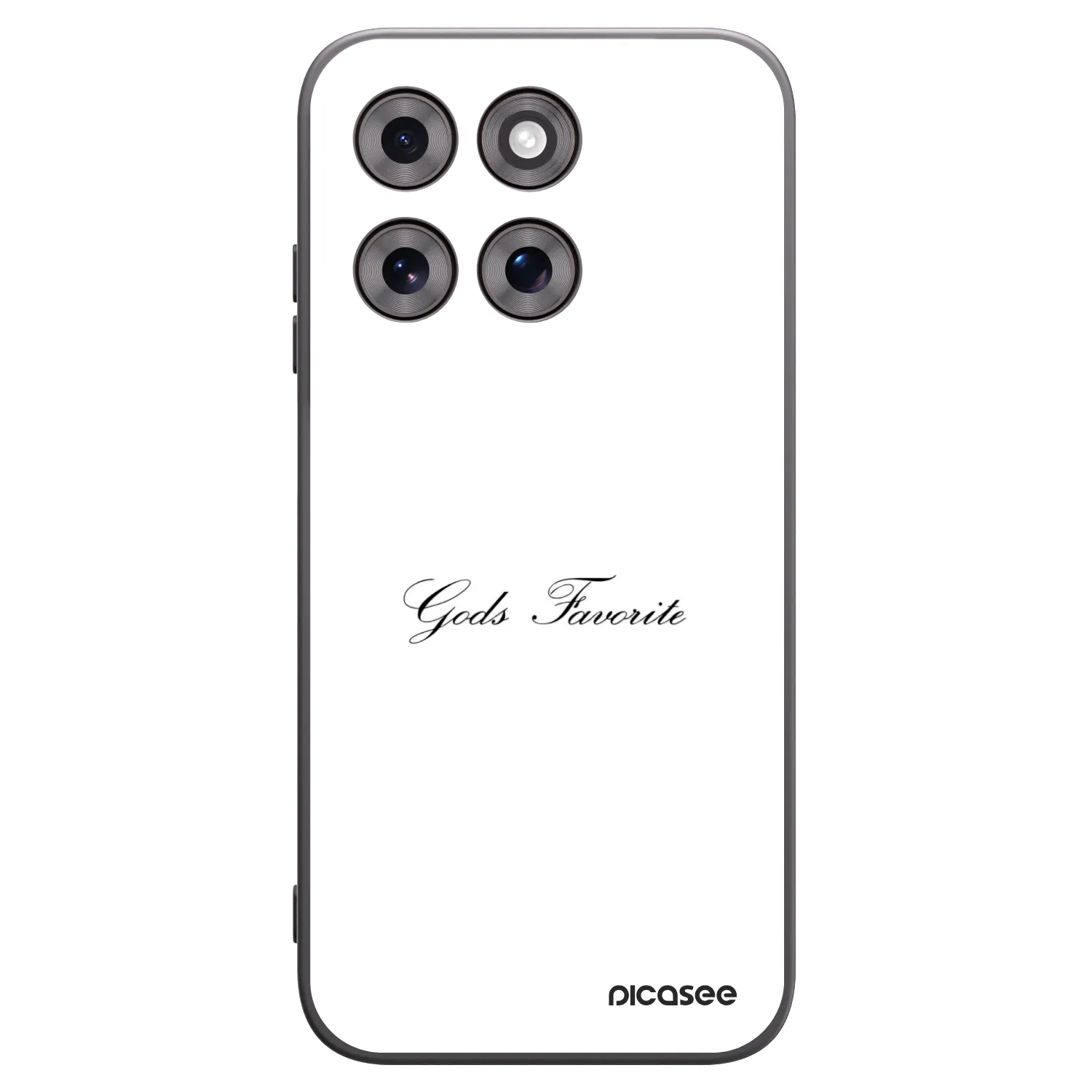 Picasee silikónový čierny obal pre Motorola Moto G77 - Gods Favorite