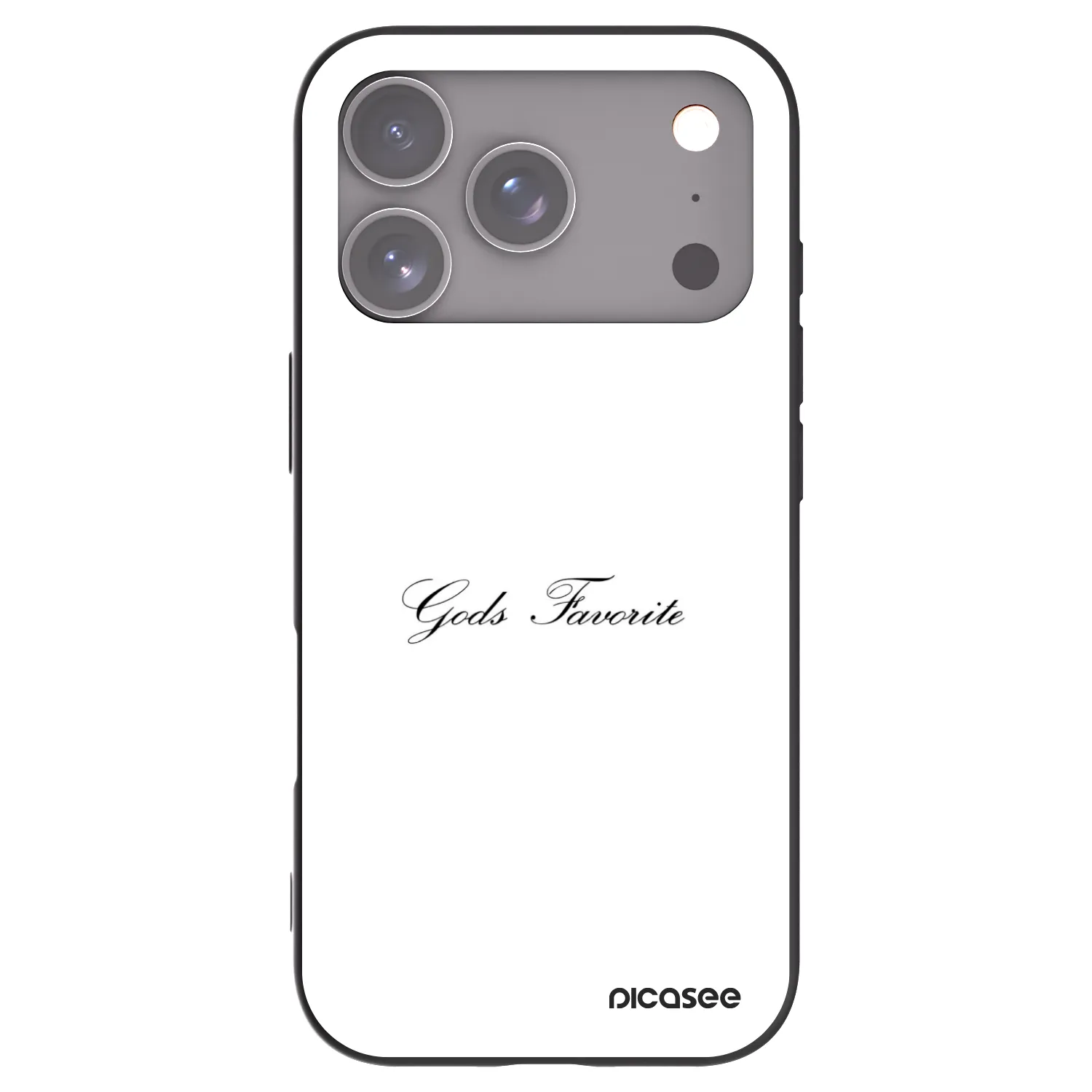 Picasee silikónový čierny obal pre Apple iPhone 18 Pro - Gods Favorite