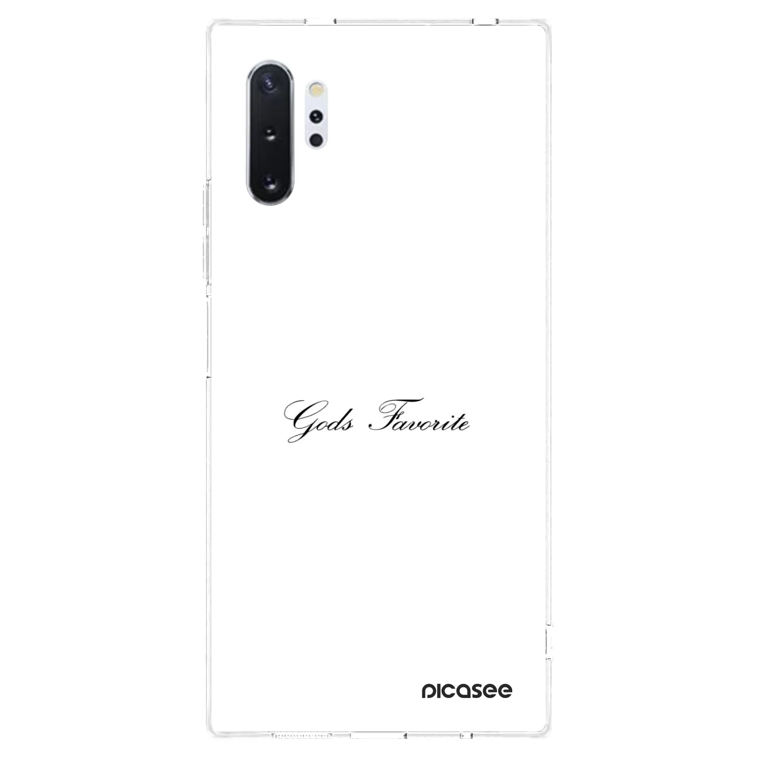 Picasee silikónový prehľadný obal pre Samsung Galaxy Note 10+ N975F - Gods Favorite