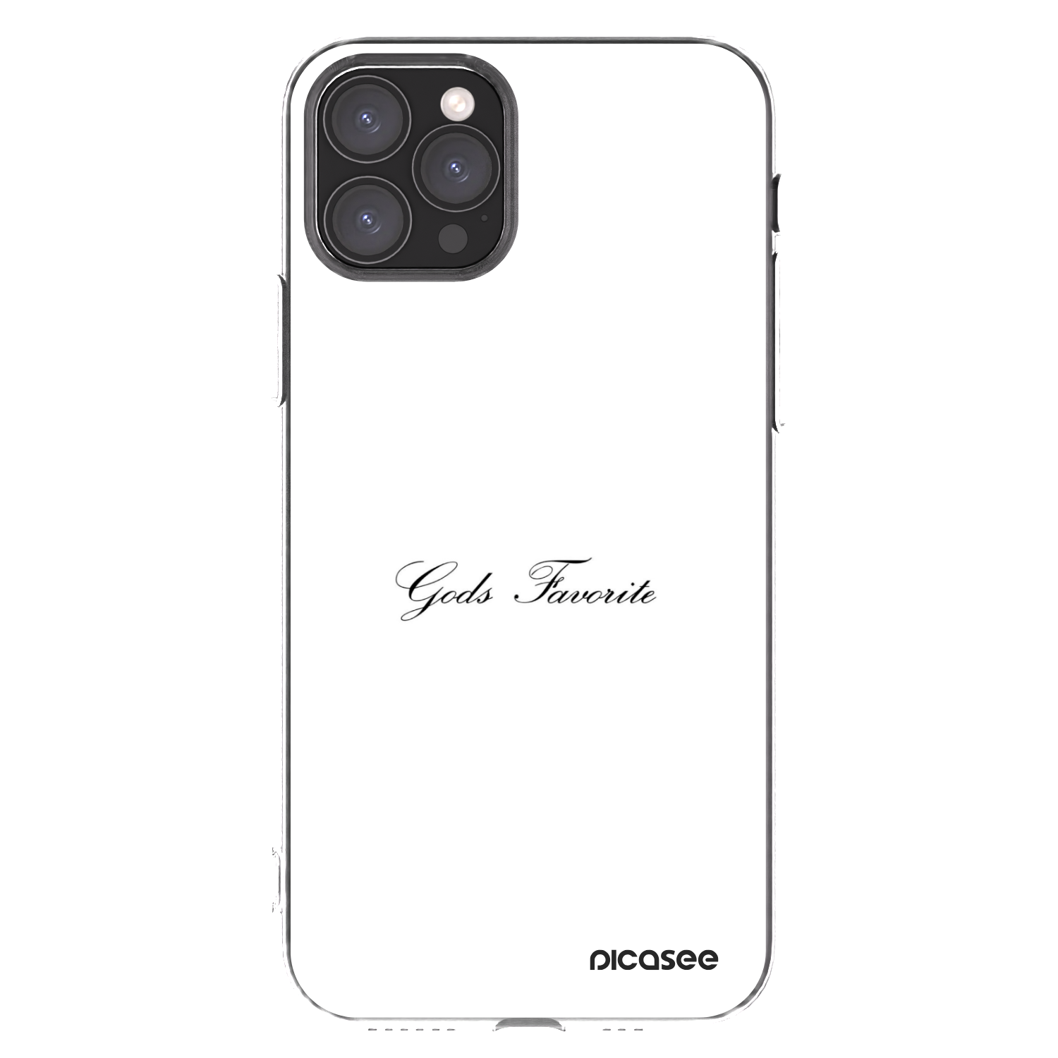 Picasee silikónový prehľadný obal pre Apple iPhone 11 Pro - Gods Favorite