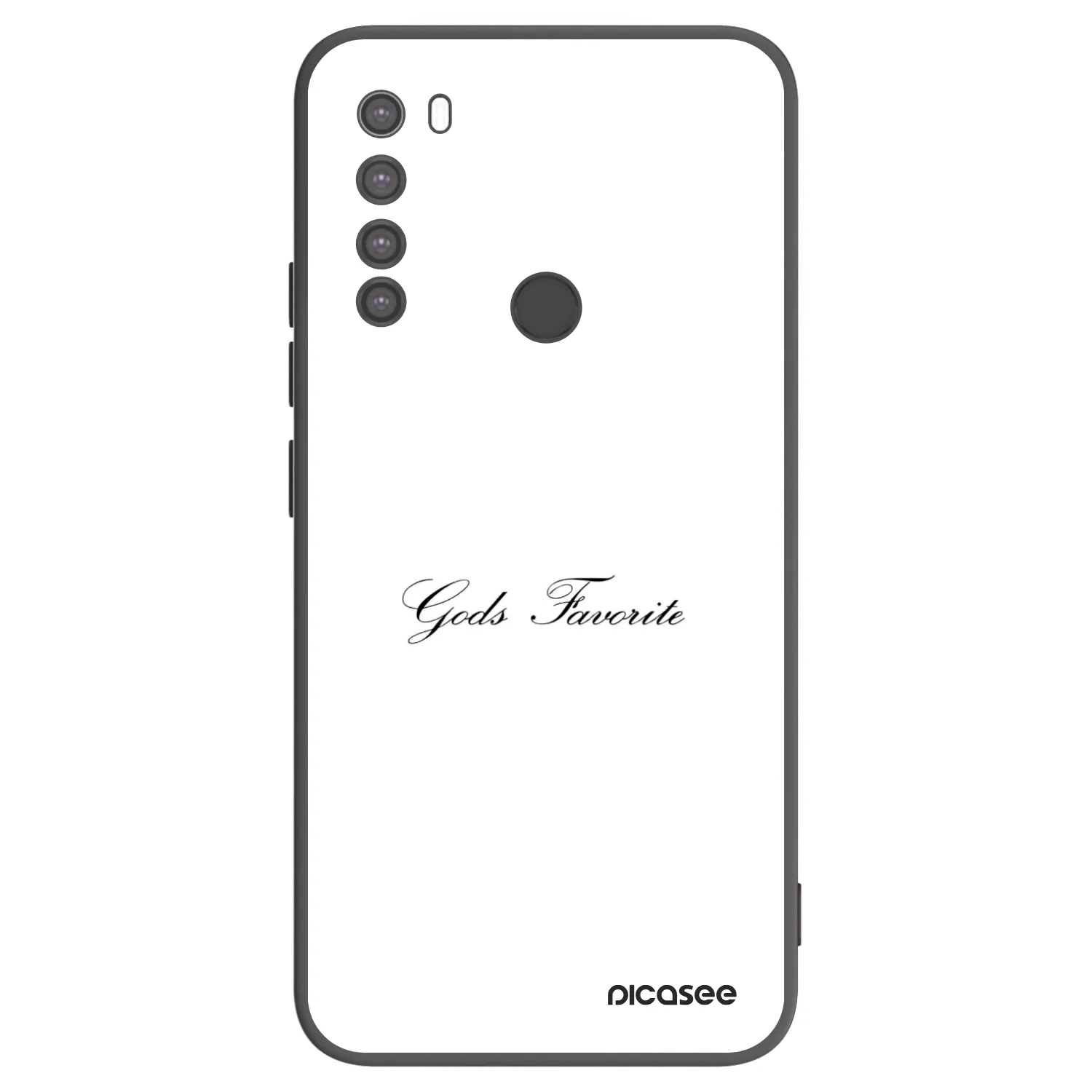 Picasee silikónový čierny obal pre Xiaomi Redmi Note 8 - Gods Favorite
