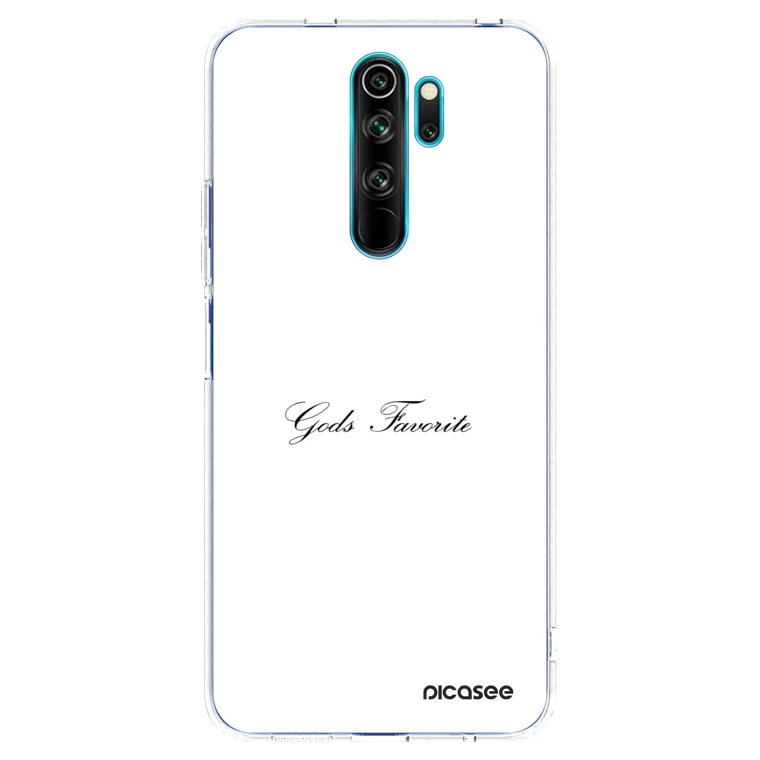 Picasee silikónový prehľadný obal pre Xiaomi Redmi Note 8 Pro - Gods Favorite