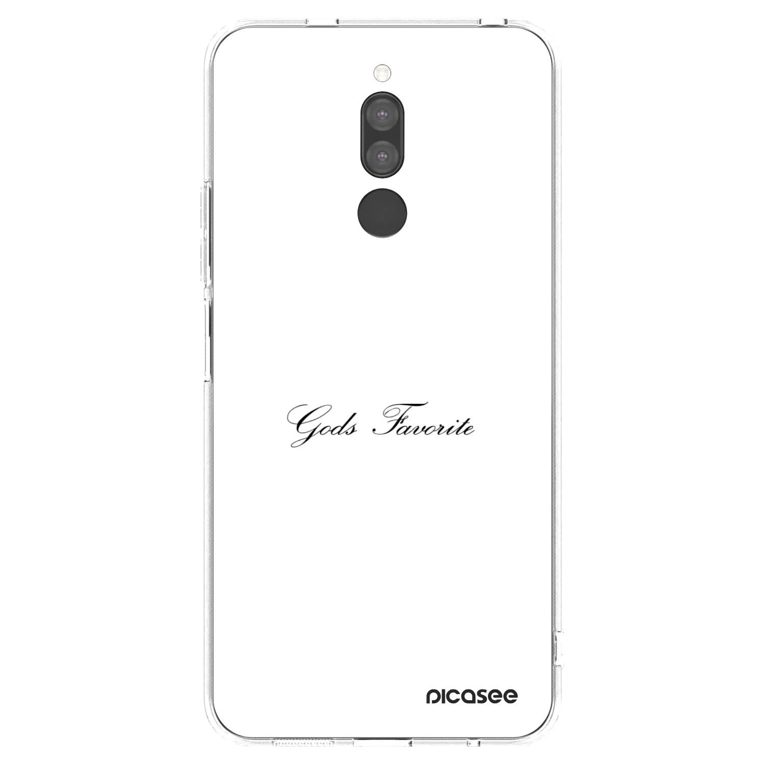 Silikónový prehľadný obal pre Xiaomi Redmi 8 - Gods Favorite