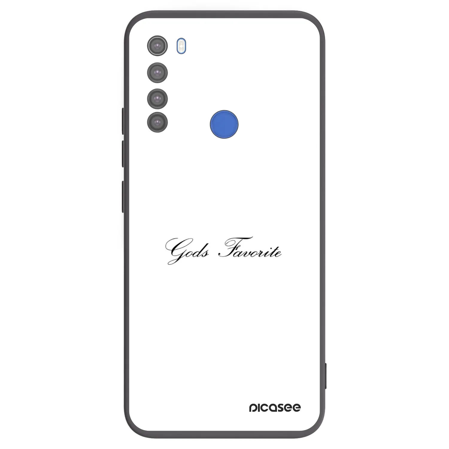 Picasee silikónový čierny obal pre Xiaomi Redmi Note 8T - Gods Favorite