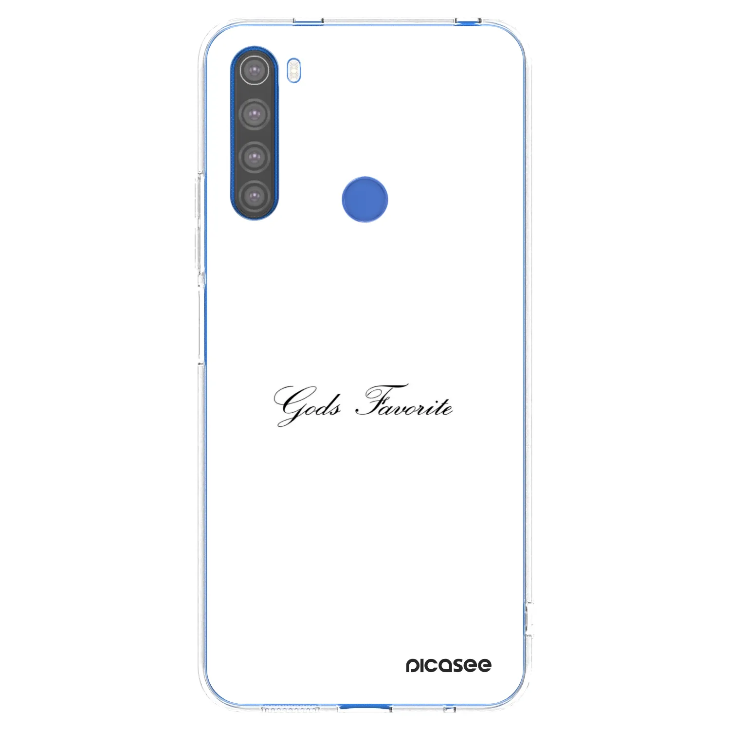 Silikónový prehľadný obal pre Xiaomi Redmi Note 8T - Gods Favorite