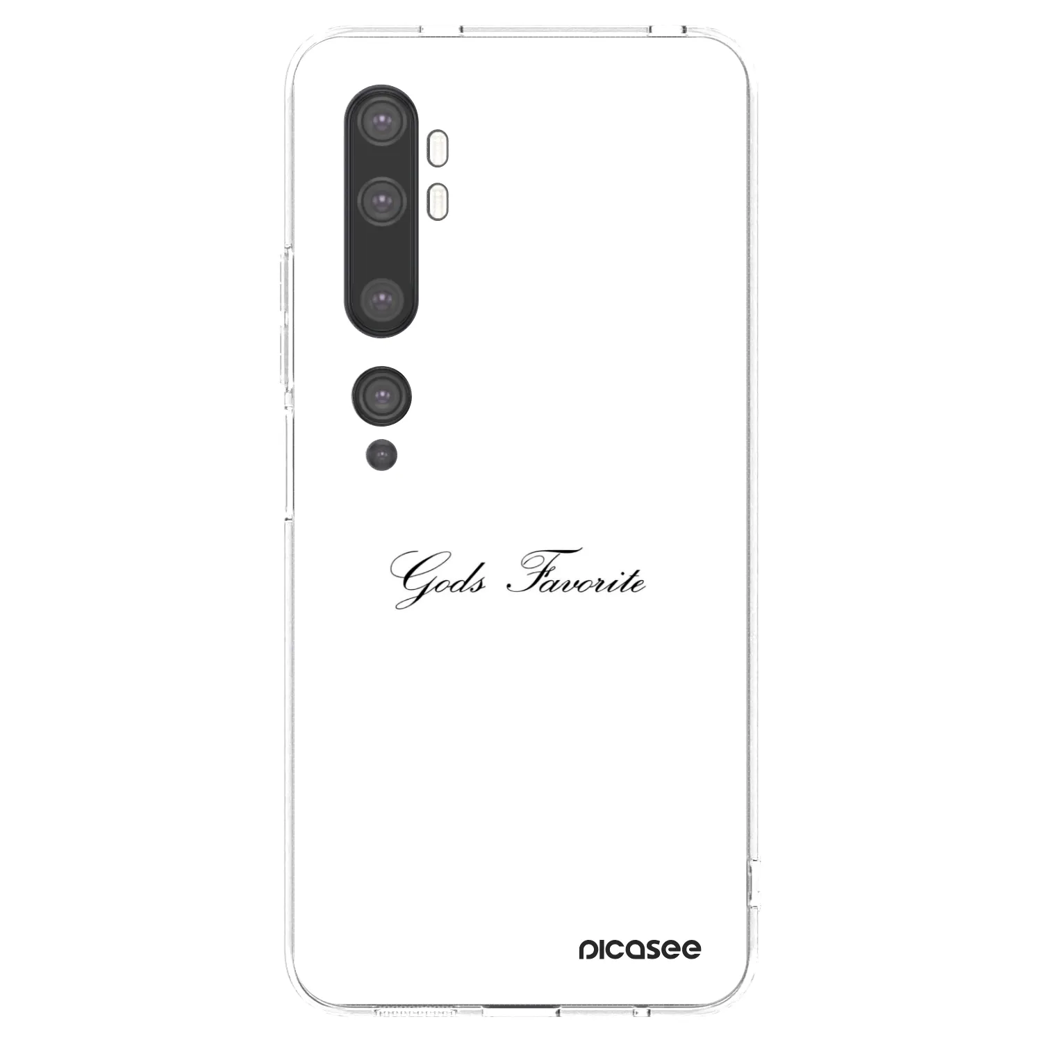 Silikónový prehľadný obal pre Xiaomi Mi Note 10 (Pro) - Gods Favorite