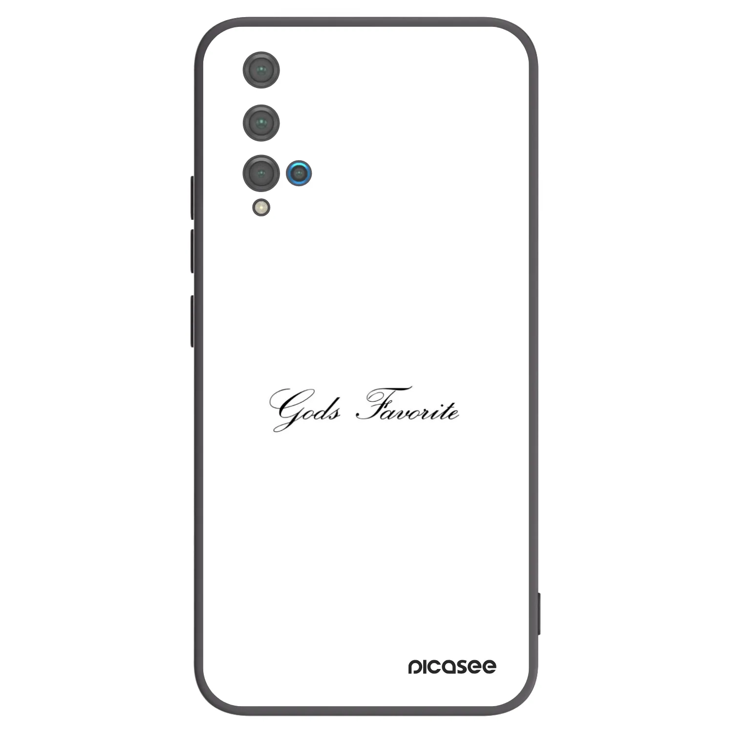 Picasee silikónový čierny obal pre Huawei Nova 5T - Gods Favorite
