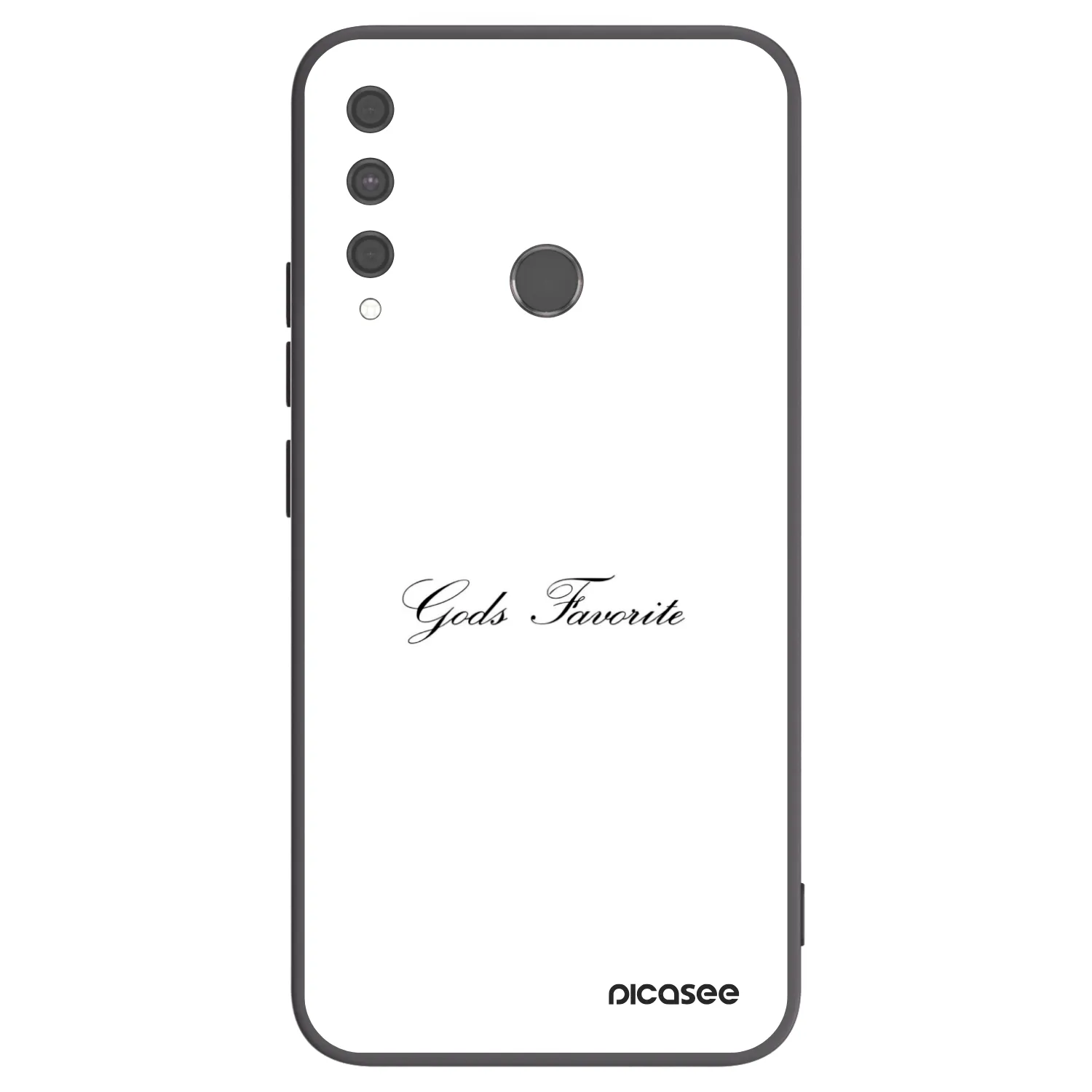 Picasee silikónový čierny obal pre Huawei P40 Lite E - Gods Favorite