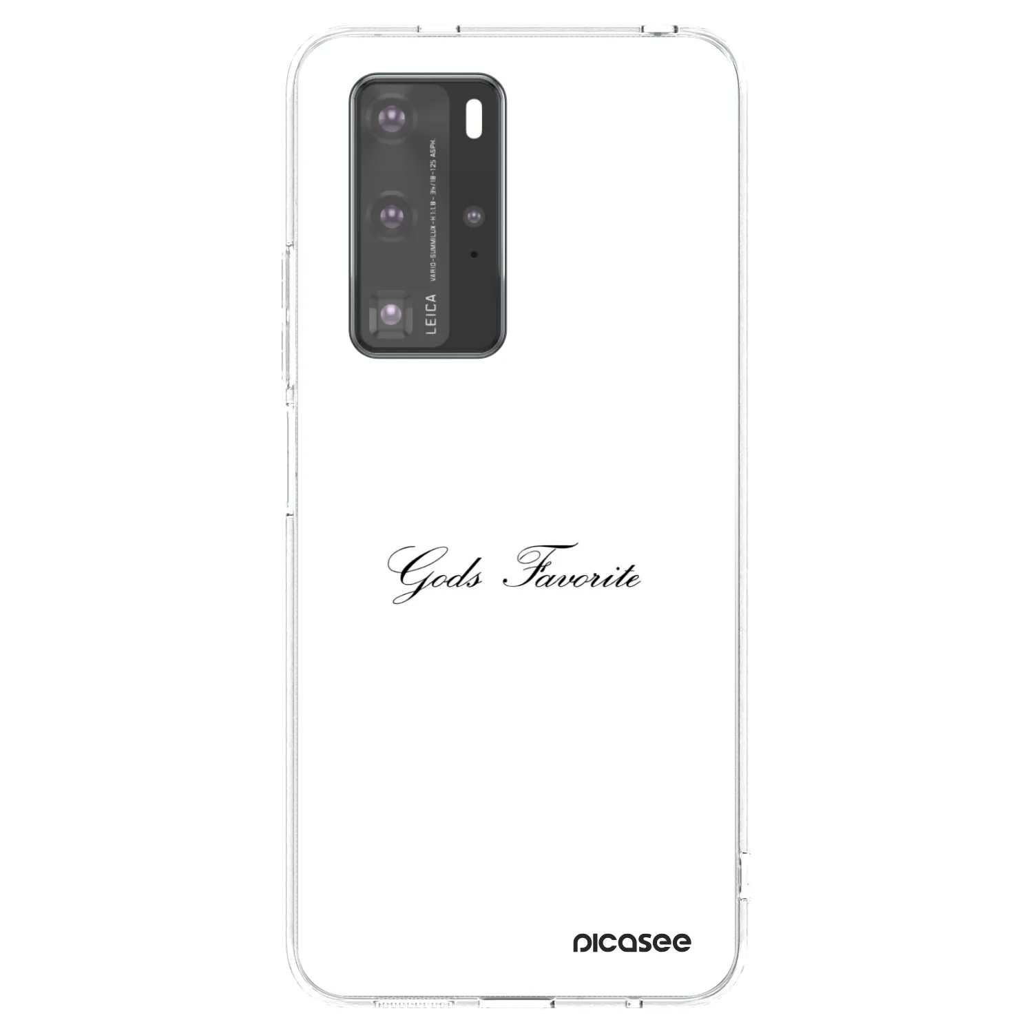 Picasee silikónový prehľadný obal pre Huawei P40 Pro - Gods Favorite