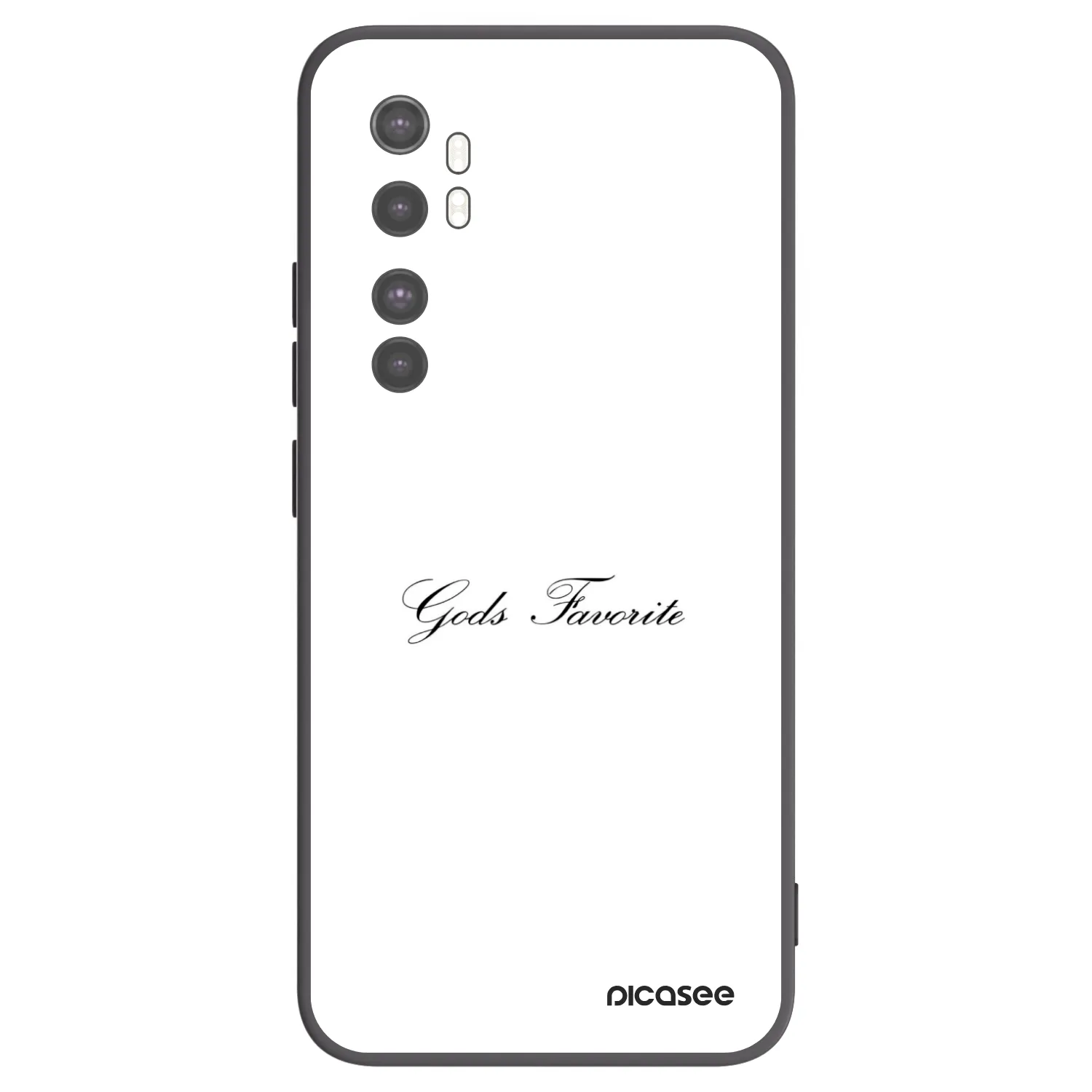 Picasee silikónový čierny obal pre Xiaomi Mi Note 10 Lite - Gods Favorite