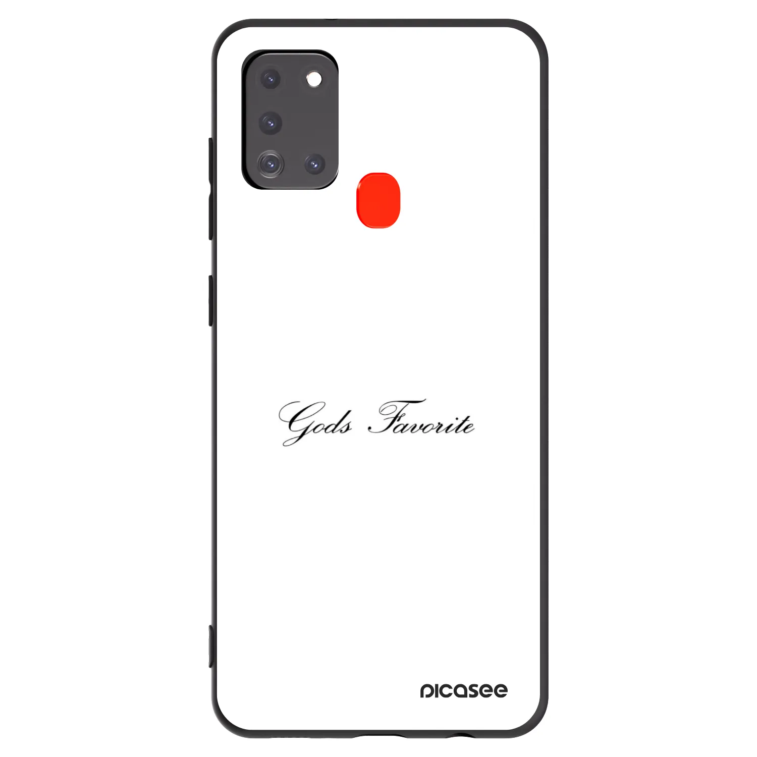 Picasee silikónový čierny obal pre Samsung Galaxy A21s - Gods Favorite