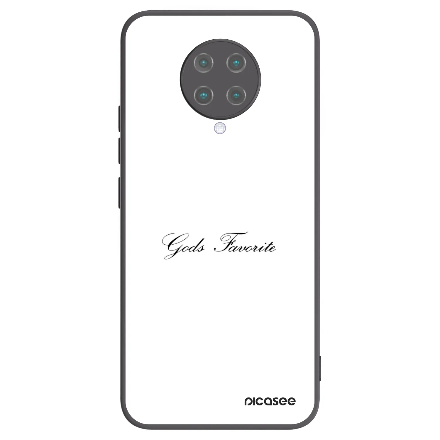 Picasee silikónový čierny obal pre Xiaomi Poco F2 Pro - Gods Favorite