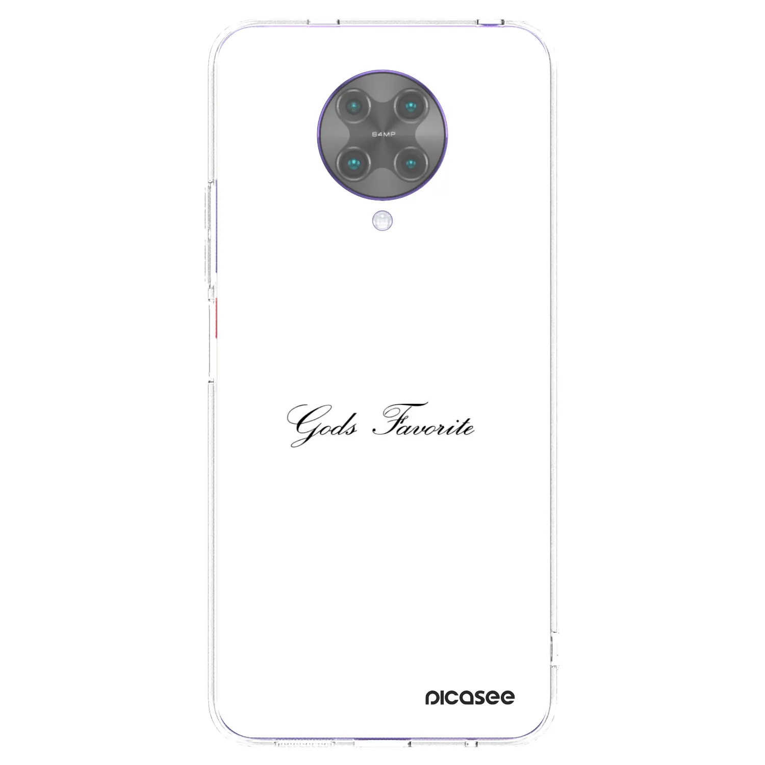 Picasee silikónový prehľadný obal pre Xiaomi Poco F2 Pro - Gods Favorite