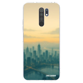 Picasee silikónový prehľadný obal pre Xiaomi Redmi 9 - Airplane mode