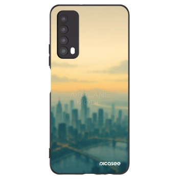 Picasee silikónový čierny obal pre Huawei P Smart 2021 - Airplane mode