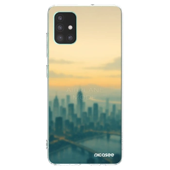 Picasee silikónový prehľadný obal pre Samsung Galaxy M51 M515F - Airplane mode