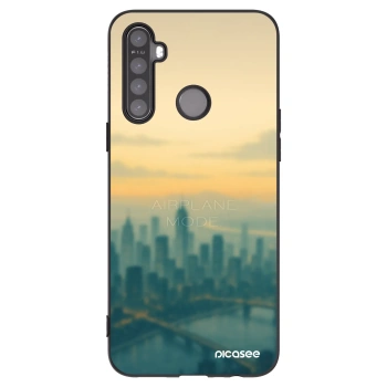 Picasee silikónový čierny obal pre Realme 6i - Airplane mode