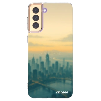 Picasee silikónový prehľadný obal pre Samsung Galaxy S21+ 5G G996F - Airplane mode