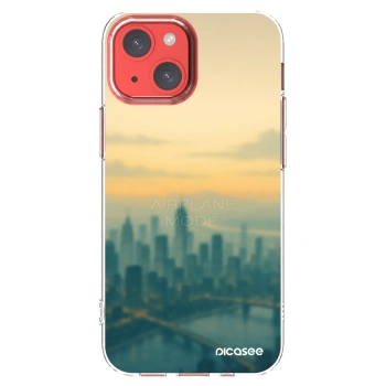 Picasee silikónový prehľadný obal pre Apple iPhone 13 mini - Airplane mode