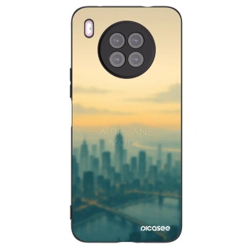 Picasee silikónový čierny obal pre Huawei Nova 8i - Airplane mode