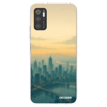 Picasee silikónový prehľadný obal pre Xiaomi Poco M3 Pro 5G - Airplane mode