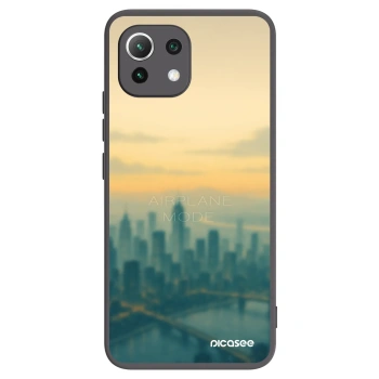 Picasee silikónový čierny obal pre Xiaomi 11 Lite 5G NE - Airplane mode