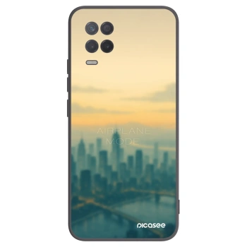 Picasee silikónový čierny obal pre Realme 8 5G - Airplane mode