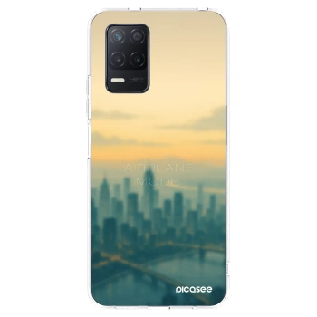 Picasee silikónový prehľadný obal pre Realme 8 5G - Airplane mode