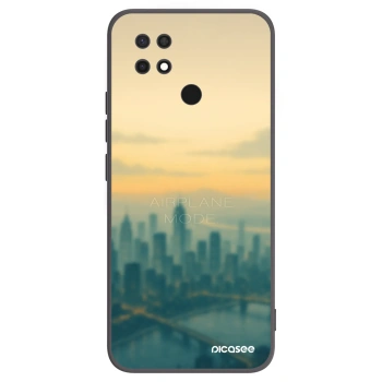 Picasee silikónový čierny obal pre Xiaomi Redmi 10C - Airplane mode