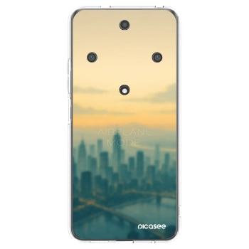 Picasee silikónový prehľadný obal pre Honor Magic5 Lite 5G - Airplane mode