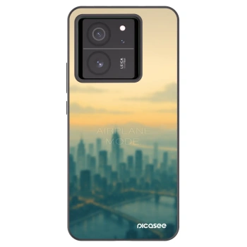 Picasee silikónový čierny obal pre Xiaomi 13T Pro - Airplane mode