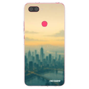 Picasee silikónový prehľadný obal pre Xiaomi Mi 8 Lite - Airplane mode