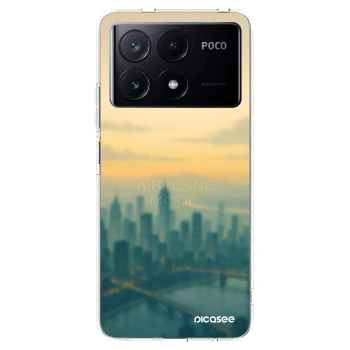 Picasee silikónový prehľadný obal pre Xiaomi Poco X6 Pro - Airplane mode