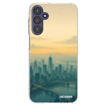 Picasee silikónový prehľadný obal pre Samsung Galaxy A15 A155F 4G - Airplane mode