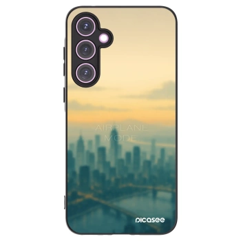 Picasee silikónový čierny obal pre Samsung Galaxy A35 5G A356B - Airplane mode
