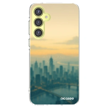 Picasee silikónový prehľadný obal pre Samsung Galaxy A35 5G A356B - Airplane mode