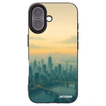 Picasee silikónový čierny obal pre Apple iPhone 16 - Airplane mode